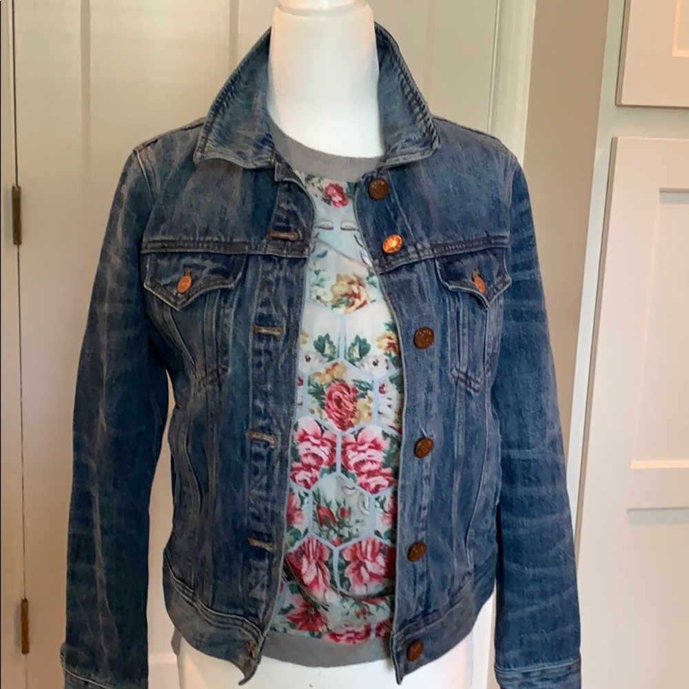 Not For Sale.       J Crew Indigo blue jean jacket